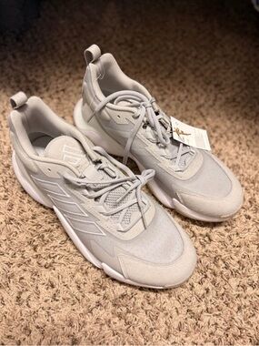 adidas Men's Light Gray Athletic Sneakers